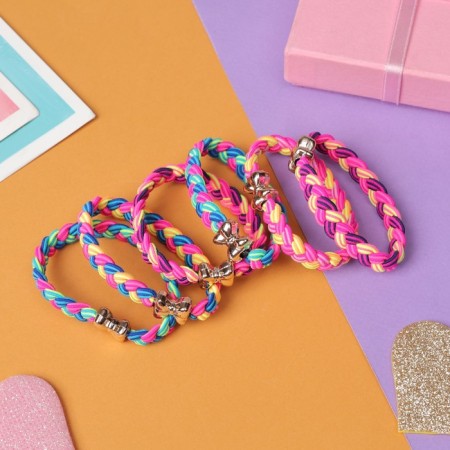 Hair elastic band "Imozhen Color" 5 cm, mix-1