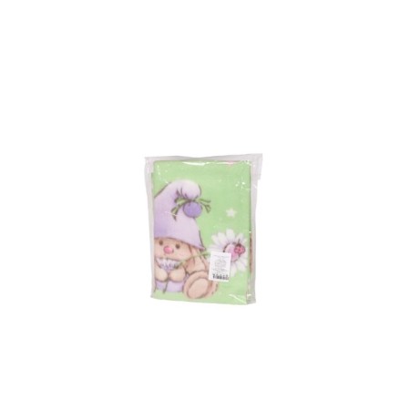 Fleet blanket "Bunny in a clearing", size 75x100 cm-4