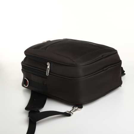 Backpack - male bag, textile color brown-5