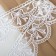Lace on a grid, 55 mm × 11 ± 1 m, white color