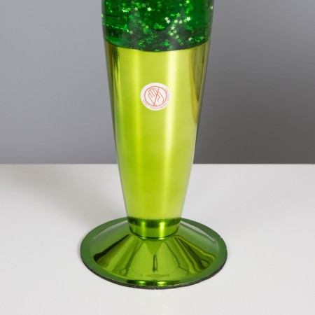 Lava-lamp "Rocket" 1x30W E14-R39 (sparkles) green 11x11x41cm-3