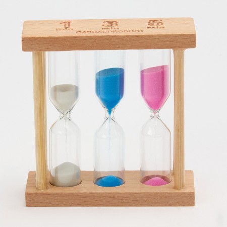 Sanding clock "CALT", for 1, 3, 5 minutes, 3 x 9 cm-11