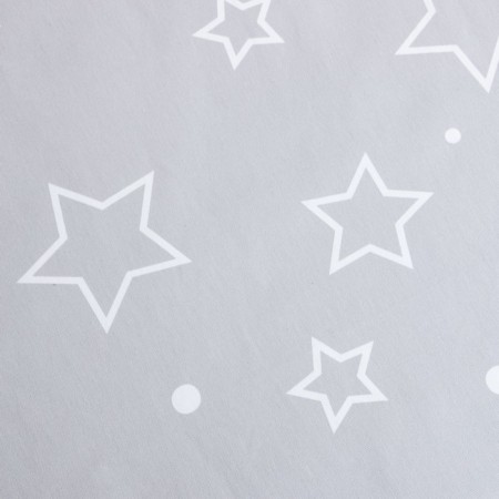 Grey Star, 200*215 cm, 100% cotton blanket-1
