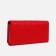 Women's wallet on magnets, red color