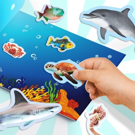 250 stickers "Underwater inhabitants", 8 p.-4