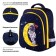 Backpack 2 departments, 36x28x14 cm, Brauberg Kids Standard Spaceman, luminous
