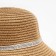 Hat for the girl Minaku "Bunny", brown color, river 52