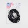 A chain for a bag, plastic, with carbines, 23 × 17 mm, 68 cm, black/silver color
