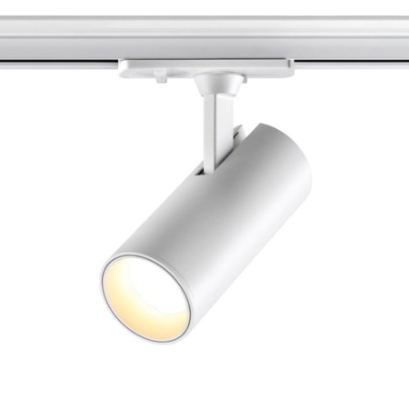 Snow -shaped single -phase three -core LED Novotech. Selene, 15W, LED, 145x80x80 mm, white color