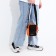 Youth bag with lightning, 1 outer pocket, black/orange color