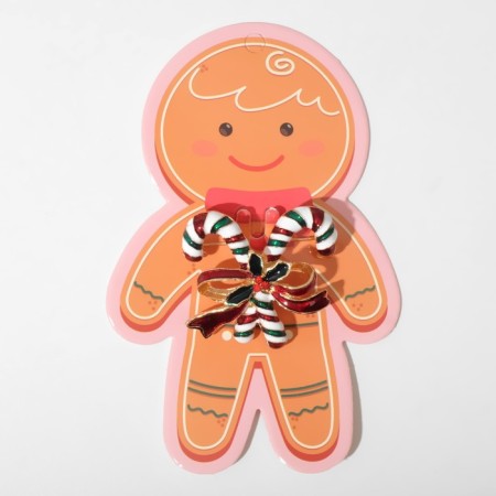 Brooch "Lollows" with a bow, color in gold