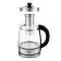 Electric kettle KitFort KT-6119, glass, 1.7 l, 2200 watts, adjustment t °, silver