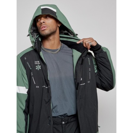 Ski costume men's winter, size 48, khaki color-11