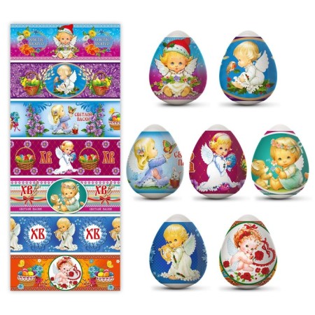 Easter heat -shaped film "Angels - 1" for 7 eggs-1