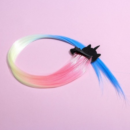 Hair clips, colored strand "You are a miracle!"-3