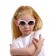Sunscreen glasses, UV 400, lens 4.5x5.5 cm, width 12.5 cm, pipe 12 cm, mix