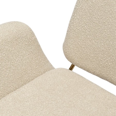 Hilde lounge, 600 × 800 × 730 mm, Builder, gray-beige color-17