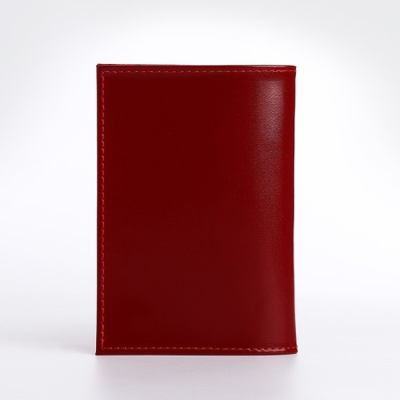 Textura passport cover, red color-1