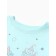 Longslit for a girl, mint color, height 86 cm