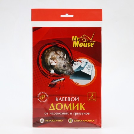 Adhesive house mr. Mouse from rodents 2 pcs 24/96-4
