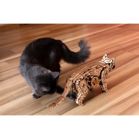 Mechanical team model, wooden designer "Cat (cat)"-8