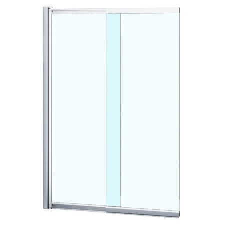 Bath curtain Azario Boston 143, 80x140 cm, sliding, profile chromium