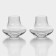 A set of glass glasses for cognac Bohemia Crystal, 280 ml, 2 pcs