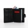 Male purse on Magnet, 3 in 1, for bills, auto documents and passports, black color