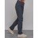 Sports female trousers, size 44, dark gray color