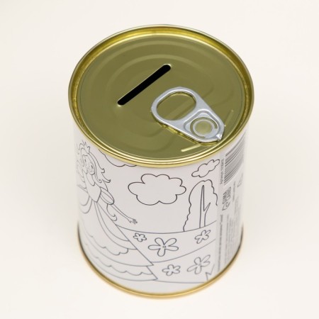 Pigging bank Metal Metal Coloring "Fairy Tale"-3