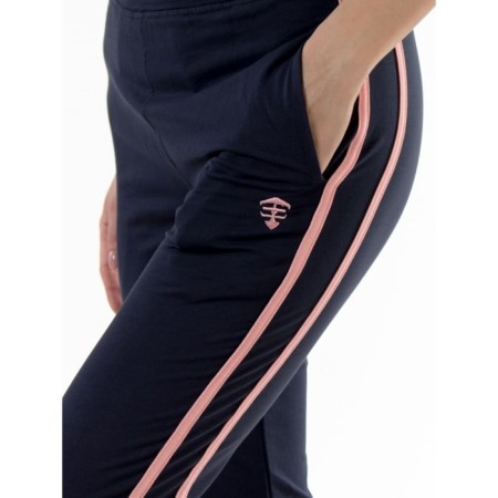 Female trousers, size 46, the color is blue, pink-3