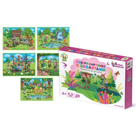 Game desktop-detergent "Gather a picture with eco-stores"