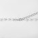 The necklace "Pearls" is an elegant cross, color silver, 40cm