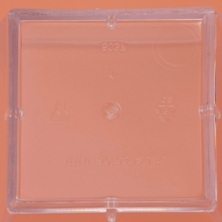 Plastic disposable form for buckshot "square", 60 ml, color transparent color-8