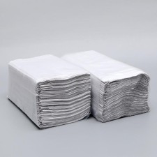 Paper towels, V-explosions, 23x20 cm, 35 g/m2, 200 pcs, gray