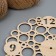 Harvesting for creativity "Circle from circles", with a substrate