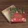 The box is folding, the cover is “Happy New Year” 20 x 20 x 6 cm