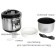 Pioneer MC202, 860 W multicooker, 5 l, 17 programs, silver color with black