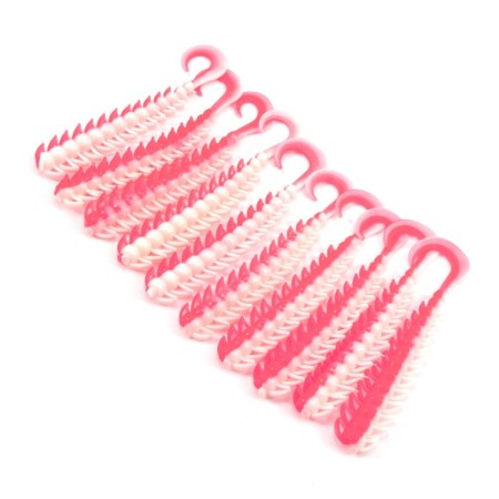 Twister Yaman Pro Ruff, 7.6 cm, color #27-Red White, packaging 10 pcs.-1