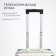 Small suitcase 20 ", Lightning department, 2 code locks, 4 wheels, hook, milk color