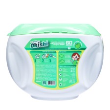 Капсулы для стирки Okishi с яблоком, 52 шт
