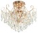 Chandelier 6x60W E27 +LED PDD Gold 56x56x47cm SVK