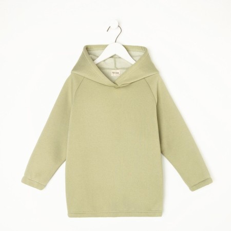 Худи детское MINAKU: Basic Line KIDS цвет оливковый, рост 110-8
