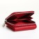 Women's wallet on a magnet, burgundy color