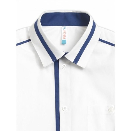 Pelican boy shirt, height 134 cm, white color-4