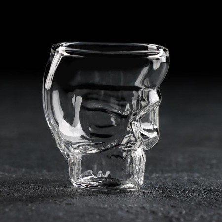 Glass stack with double walls Magistro "Skull. Halloween ", 75 ml-2