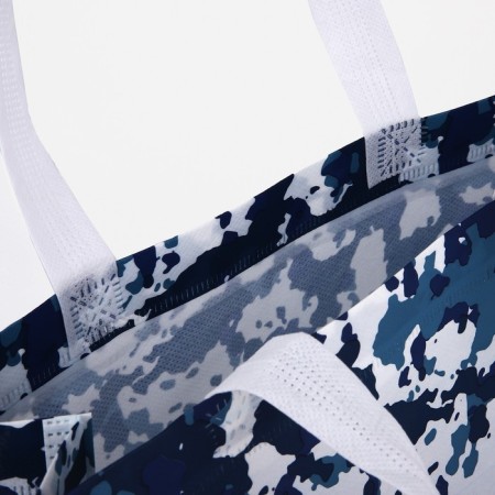 Household bag without fastening, blue color-2