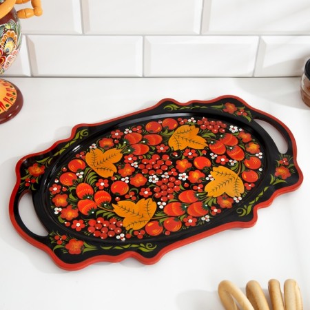 CHOCHLOM TRANSLATION, OBAL, Hand Painting, 41x25cm-3