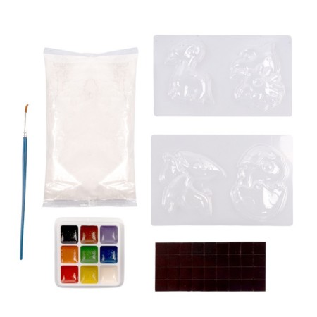Gypsum magnets for painting "dinosaurs"-1