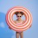 Swimming circle 80 cm, white/orange color
